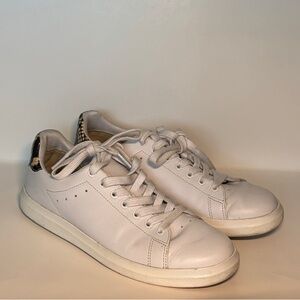 Tory Burch White Leather Sneakers